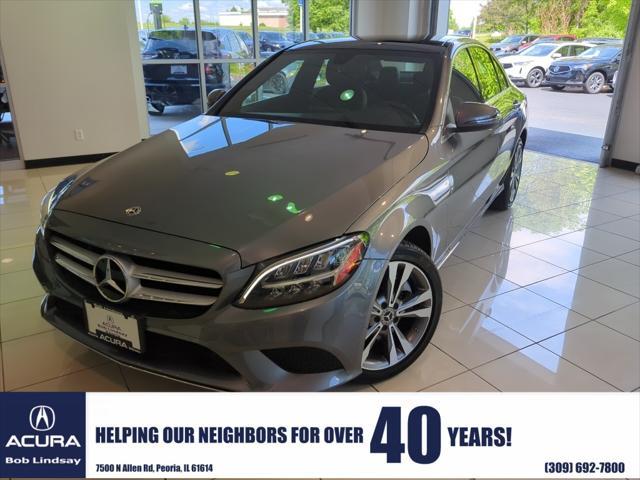 used 2021 Mercedes-Benz C-Class car, priced at $32,000
