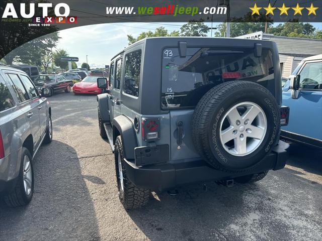 used 2015 Jeep Wrangler Unlimited car, priced at $18,995