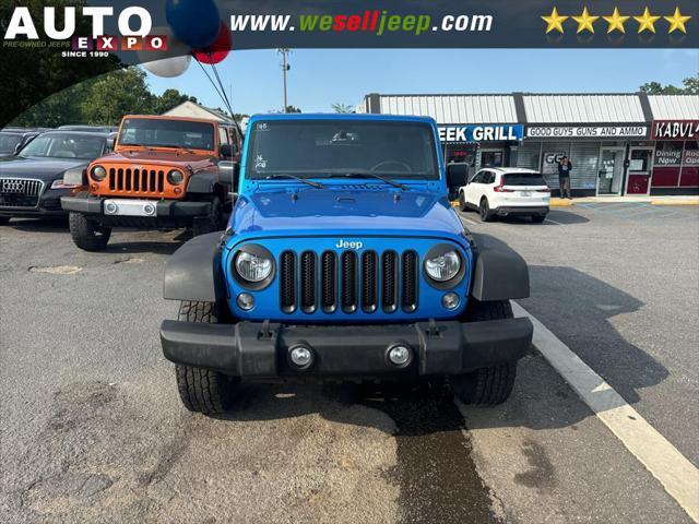 used 2016 Jeep Wrangler Unlimited car, priced at $18,495