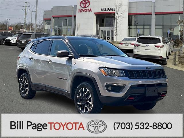 used 2021 Jeep Compass car, priced at $21,641