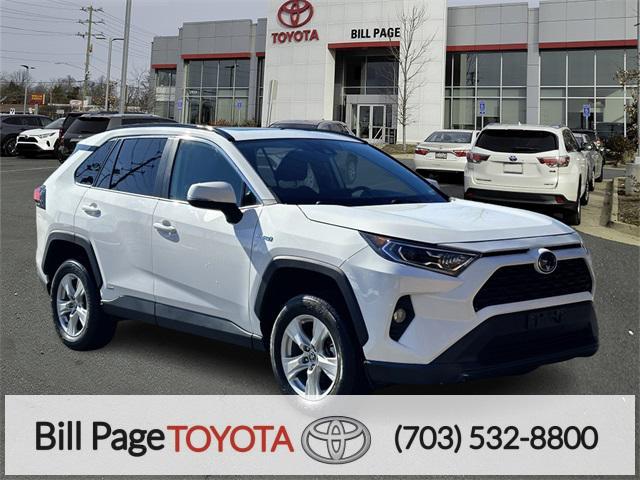 used 2021 Toyota RAV4 Hybrid car, priced at $30,500