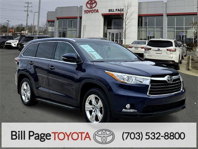 used 2016 Toyota Highlander car, priced at $24,749