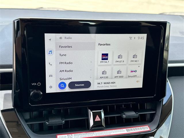 new 2025 Toyota Corolla Hybrid car, priced at $25,734