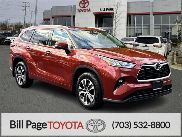 used 2020 Toyota Highlander car, priced at $27,715