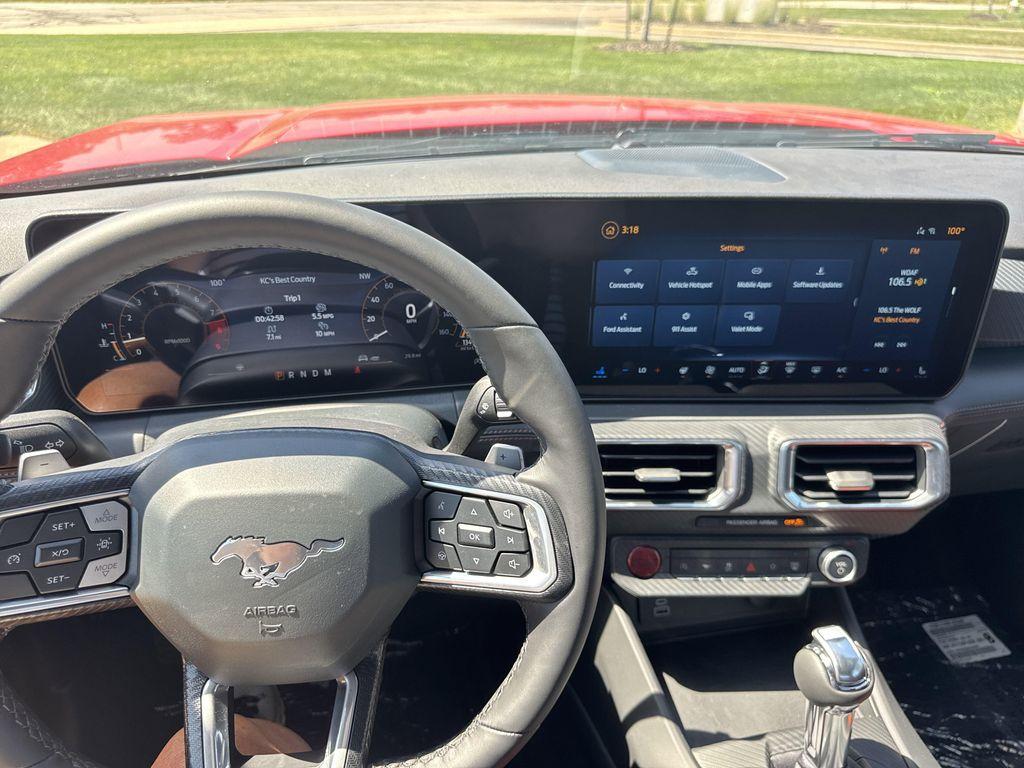 new 2025 Ford Mustang car, priced at $58,385
