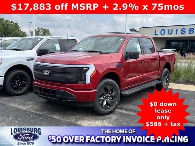 new 2025 Ford F-150 Lightning car, priced at $54,232