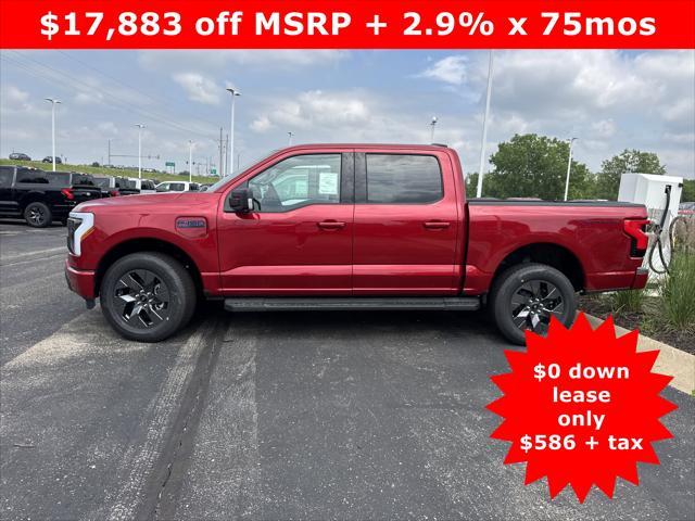new 2025 Ford F-150 Lightning car, priced at $54,232