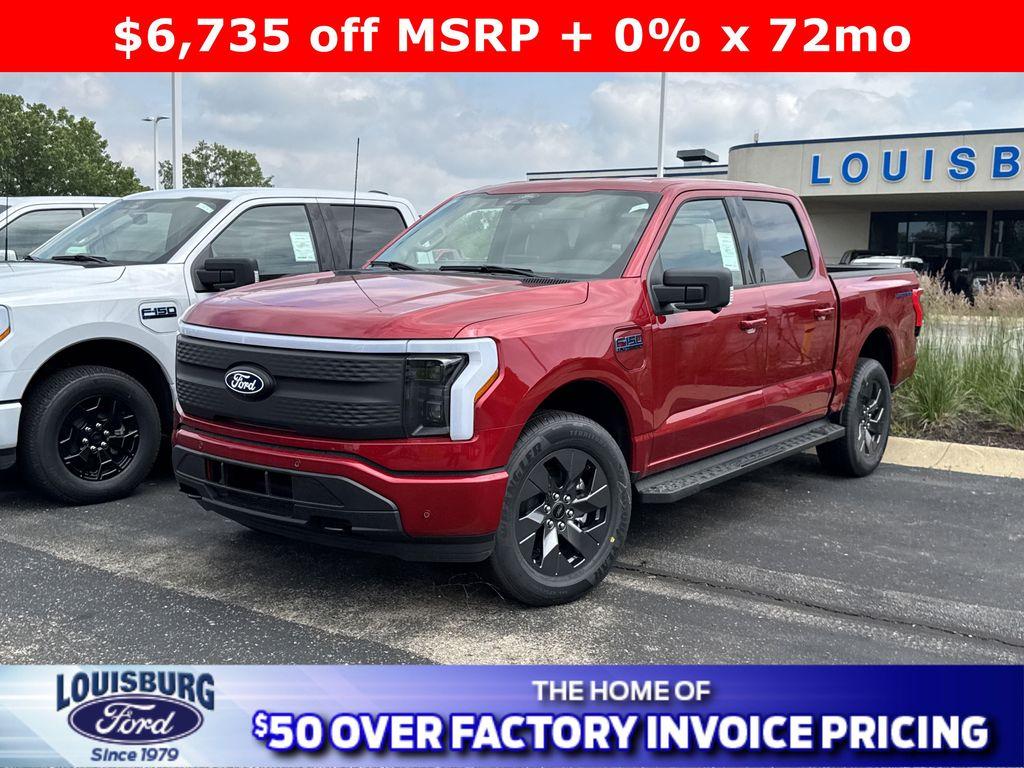new 2025 Ford F-150 Lightning car, priced at $65,380