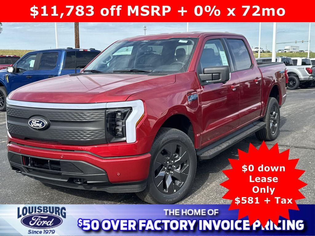 new 2025 Ford F-150 Lightning car, priced at $61,482