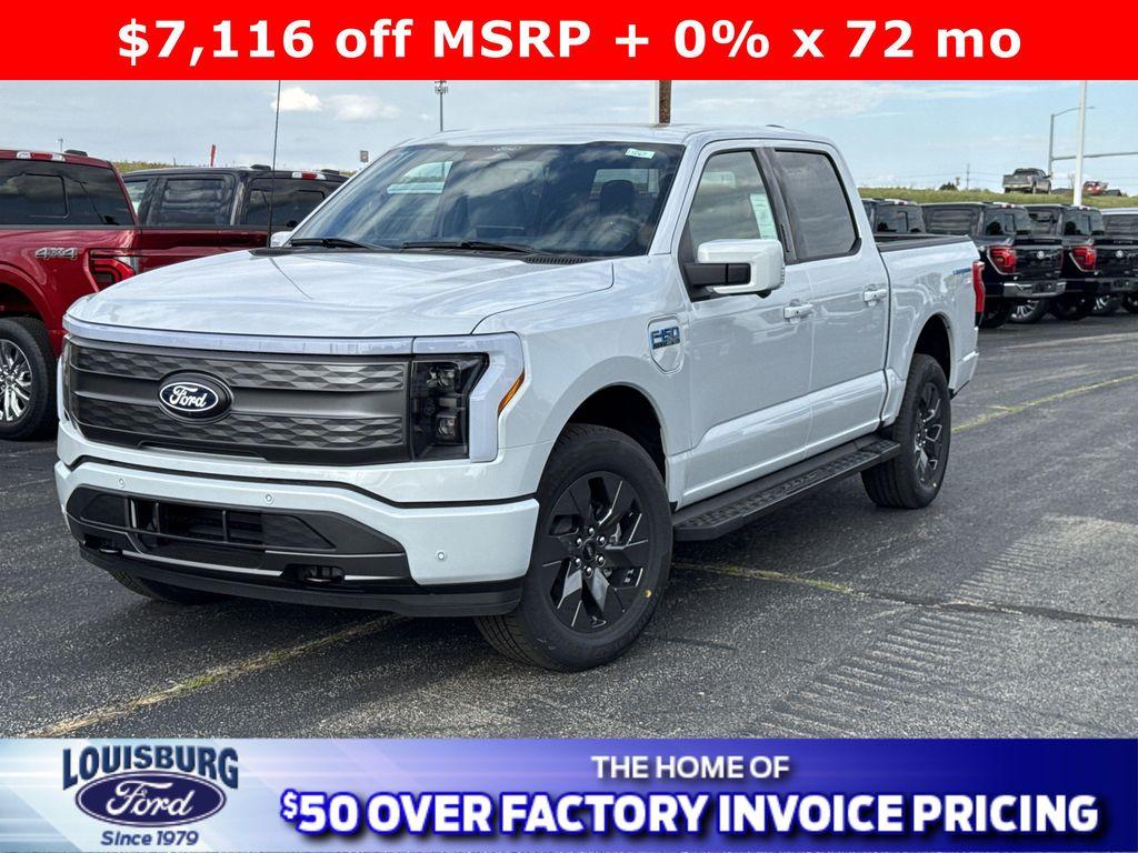 new 2025 Ford F-150 Lightning car, priced at $74,469