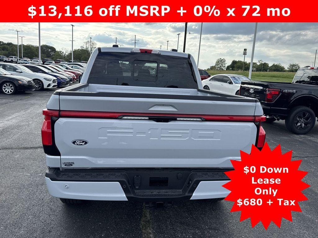 new 2025 Ford F-150 Lightning car, priced at $74,469