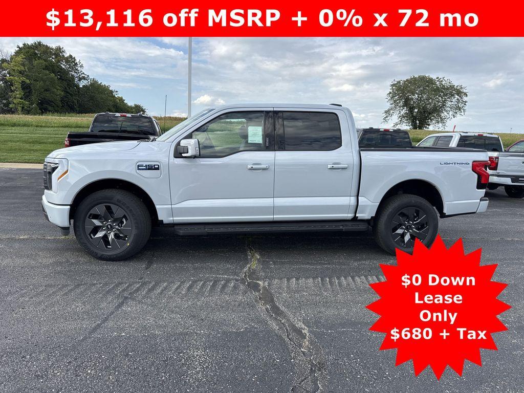 new 2025 Ford F-150 Lightning car, priced at $74,469