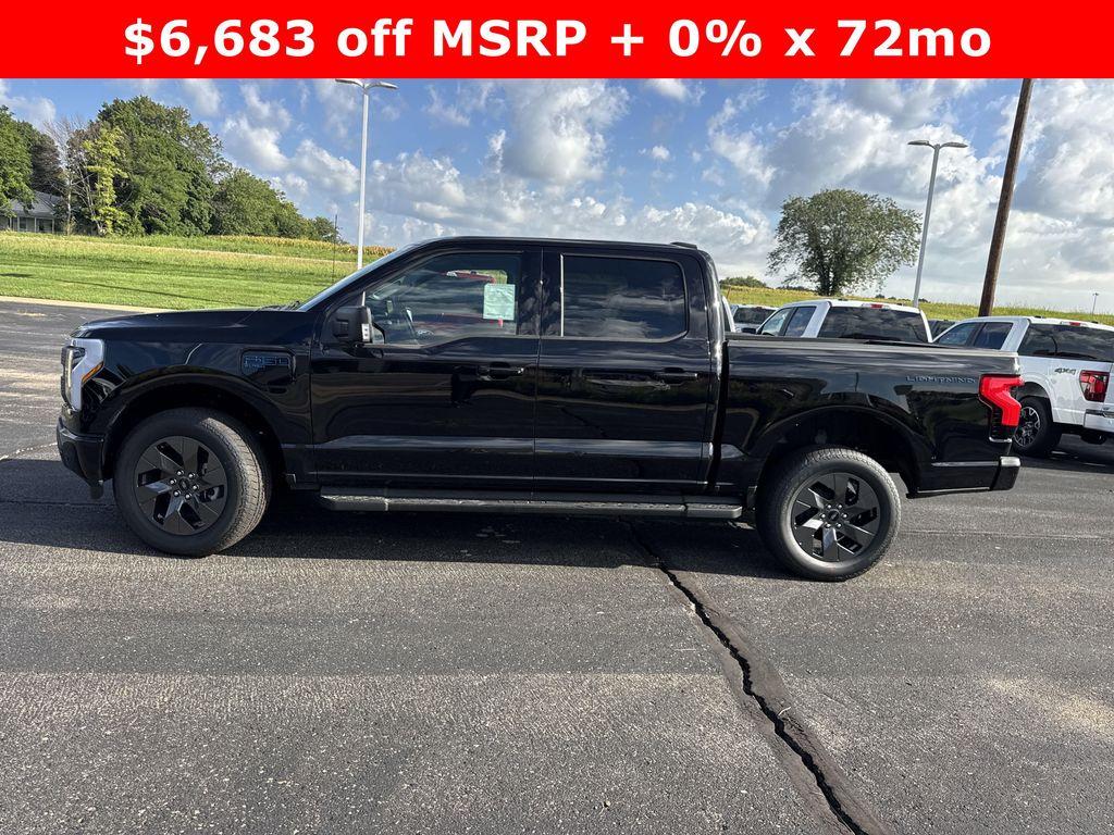 new 2025 Ford F-150 Lightning car, priced at $64,087