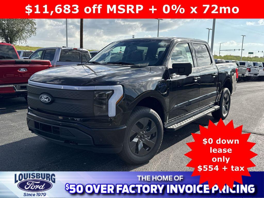new 2025 Ford F-150 Lightning car, priced at $59,087