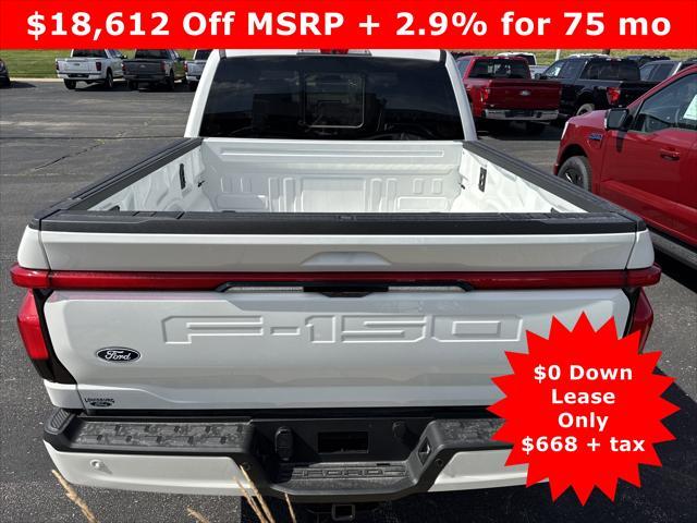 new 2025 Ford F-150 Lightning car, priced at $62,323