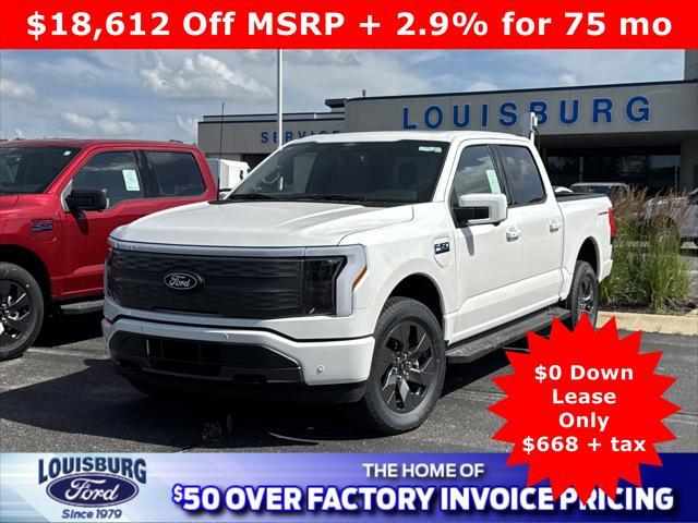 new 2025 Ford F-150 Lightning car, priced at $62,323