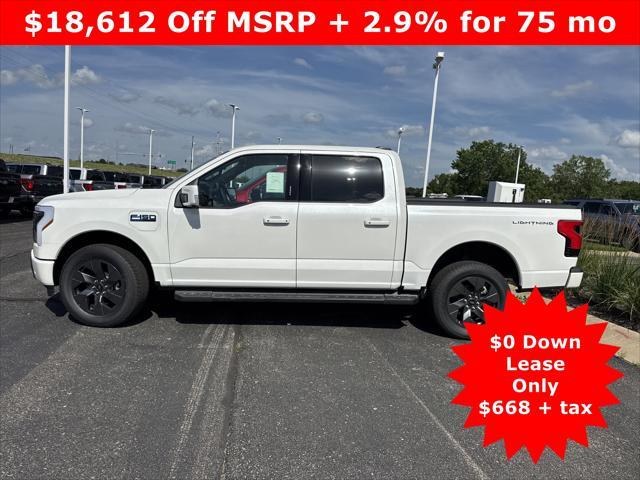new 2025 Ford F-150 Lightning car, priced at $62,323