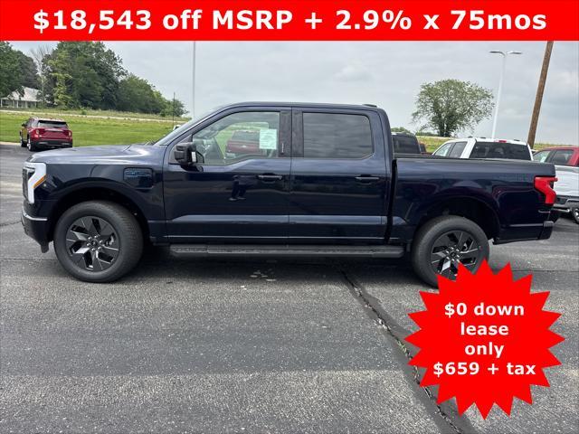 new 2025 Ford F-150 Lightning car, priced at $61,572