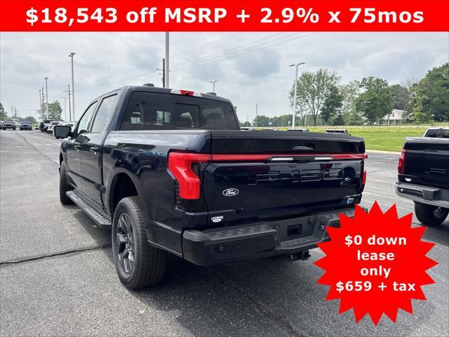 new 2025 Ford F-150 Lightning car, priced at $61,572