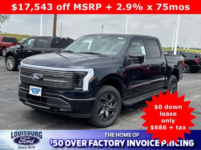 new 2025 Ford F-150 Lightning car, priced at $62,572