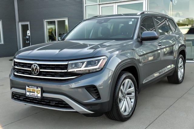 used 2021 Volkswagen Atlas car, priced at $31,250