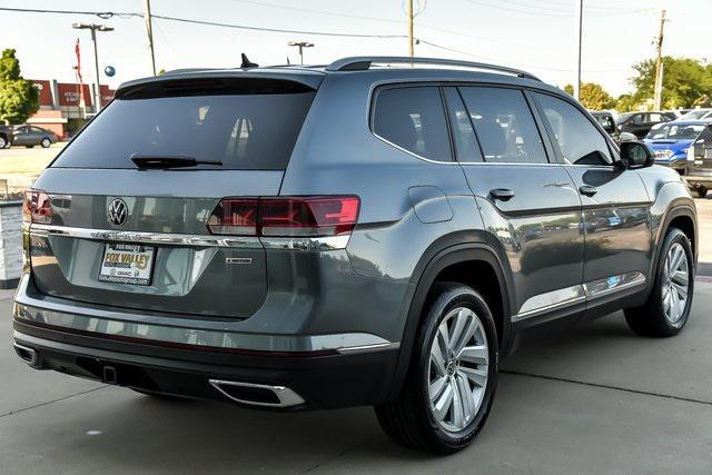 used 2021 Volkswagen Atlas car, priced at $31,250