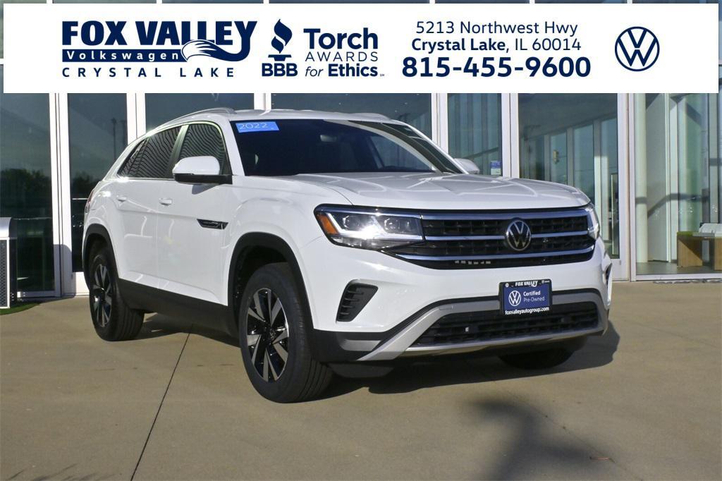 used 2022 Volkswagen Atlas Cross Sport car, priced at $25,991