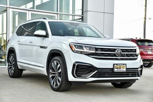 used 2021 Volkswagen Atlas car, priced at $31,000