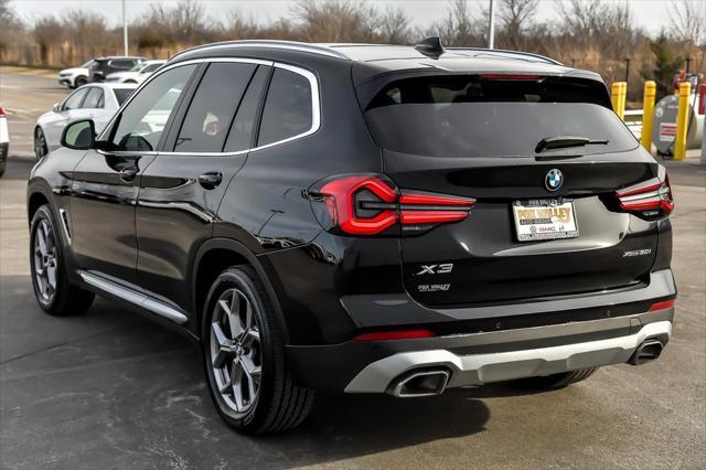 used 2022 BMW X3 car, priced at $33,900