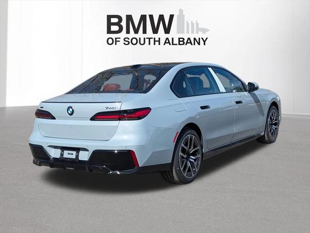 new 2025 BMW 740 car, priced at $106,055