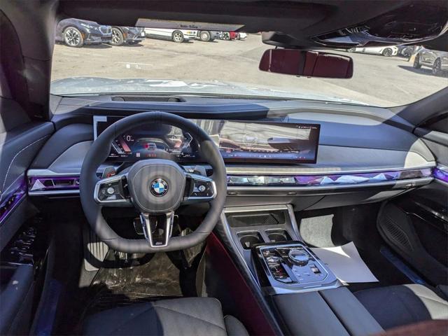 new 2025 BMW 740 car, priced at $106,055