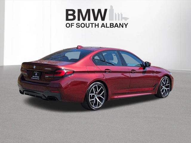 used 2022 BMW M550 car, priced at $53,987