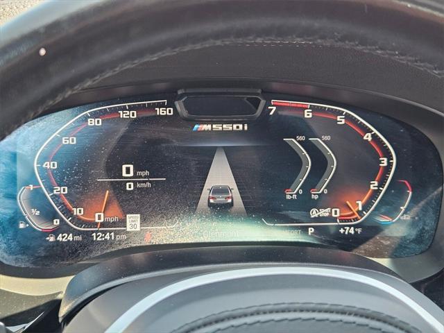 used 2022 BMW M550 car, priced at $53,987