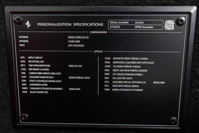 used 2022 Ferrari SF90 Stradale car, priced at $469,990
