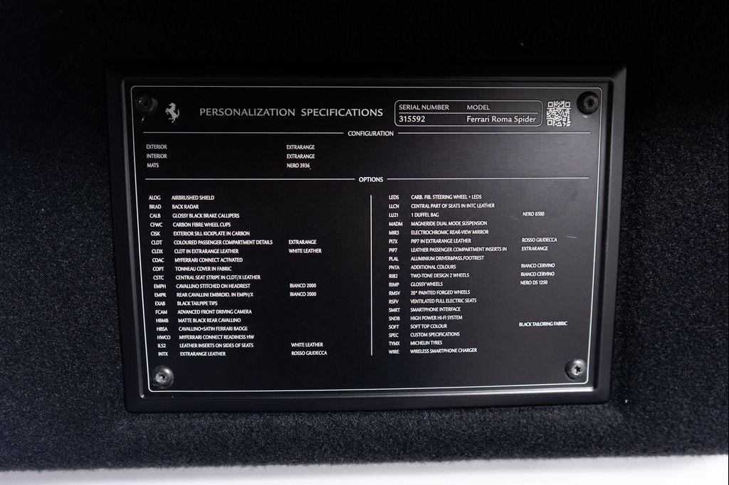 used 2025 Ferrari Roma Spider car, priced at $374,990