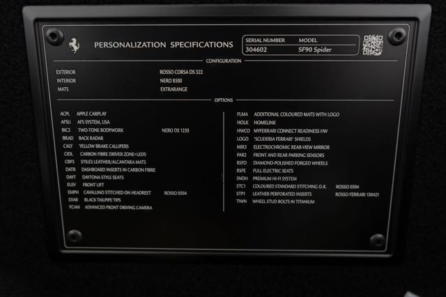 used 2024 Ferrari SF90 Spider car