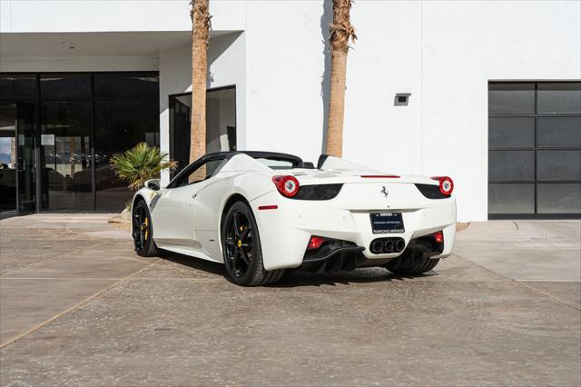 used 2014 Ferrari 458 Spider car, priced at $329,800