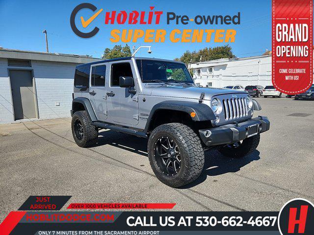 used 2018 Jeep Wrangler JK Unlimited car, priced at $23,998