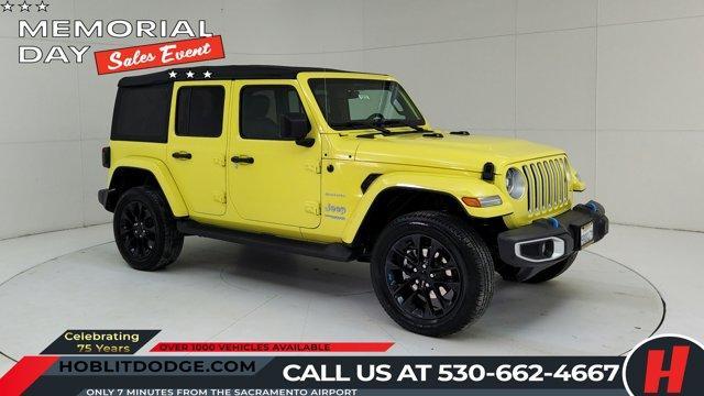 used 2022 Jeep Wrangler Unlimited 4xe car, priced at $38,345