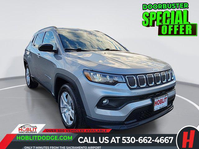 used 2022 Jeep Compass car, priced at $18,445