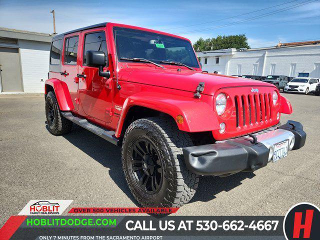 used 2015 Jeep Wrangler Unlimited car, priced at $22,994