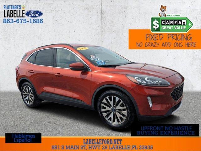 used 2020 Ford Escape car, priced at $19,500