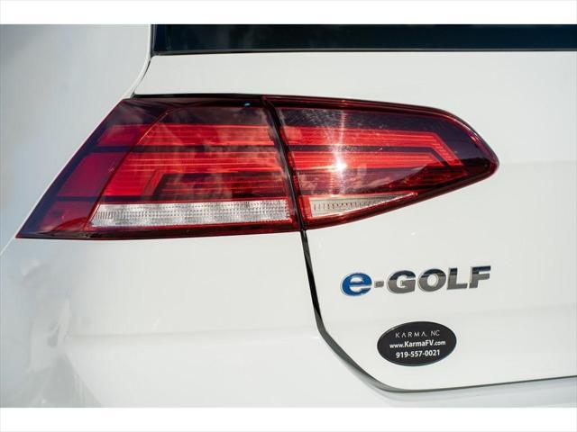 used 2017 Volkswagen e-Golf car, priced at $15,995