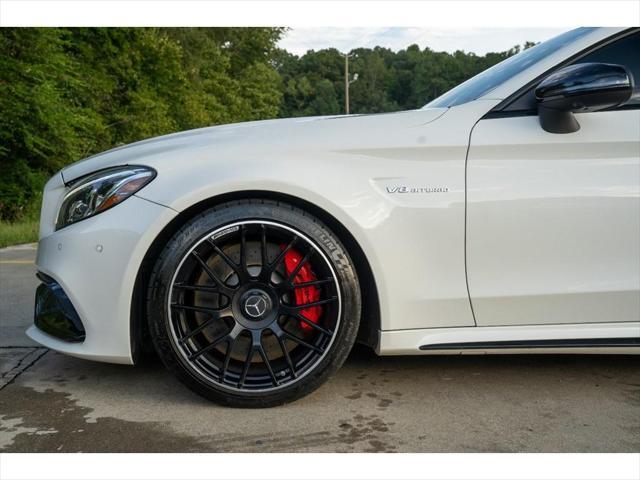 used 2018 Mercedes-Benz AMG C 63 car, priced at $42,995