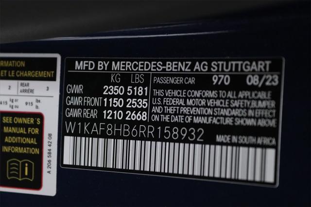 new 2024 Mercedes-Benz C-Class car, priced at $67,760