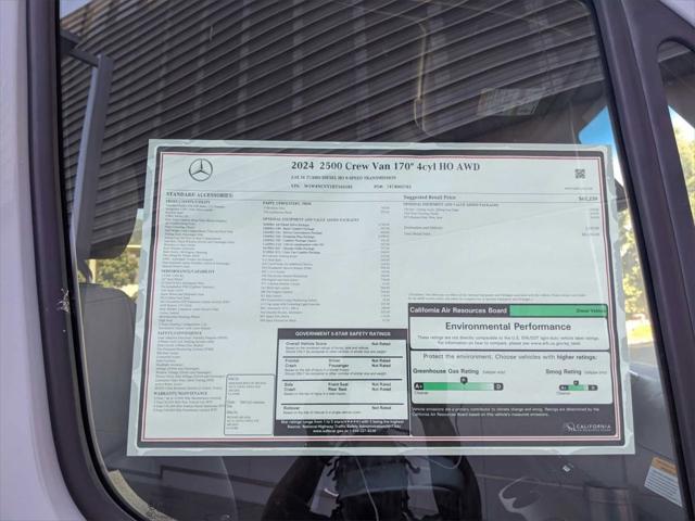 new 2024 Mercedes-Benz Sprinter 2500 car, priced at $82,263