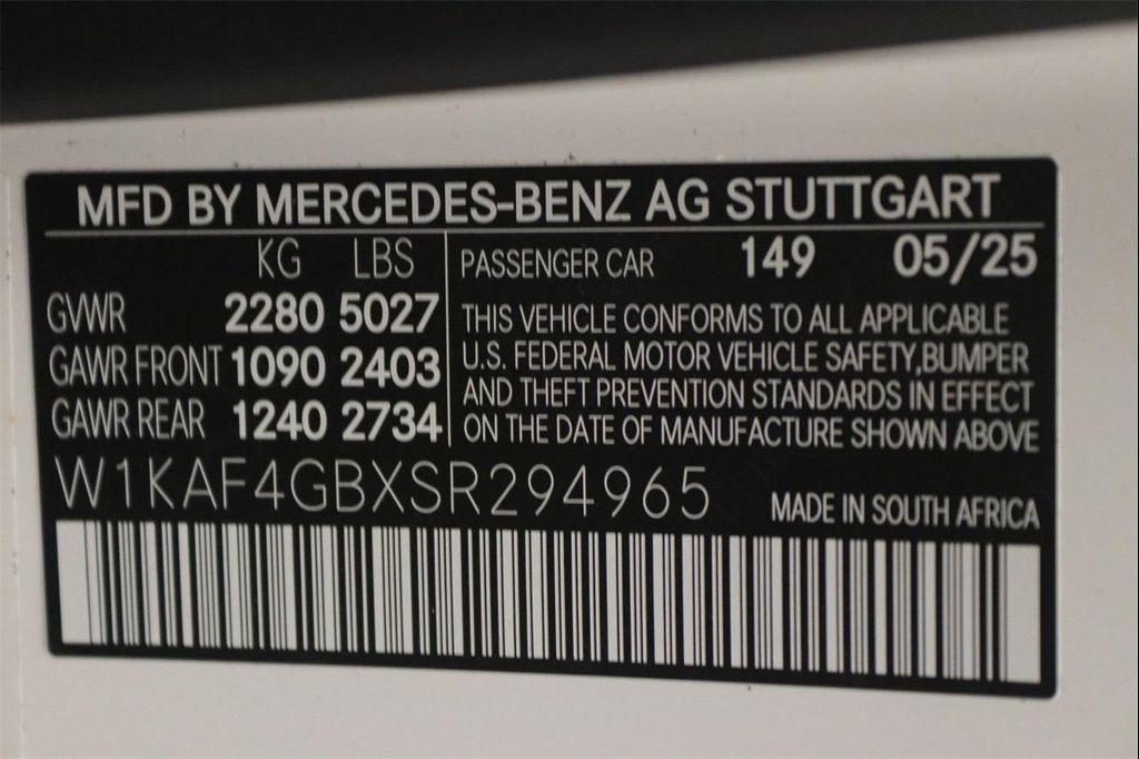 new 2025 Mercedes-Benz C-Class car, priced at $51,085