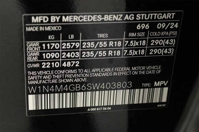 new 2025 Mercedes-Benz GLB 250 car, priced at $47,145