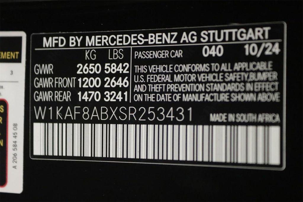 new 2025 Mercedes-Benz C-Class car, priced at $92,500
