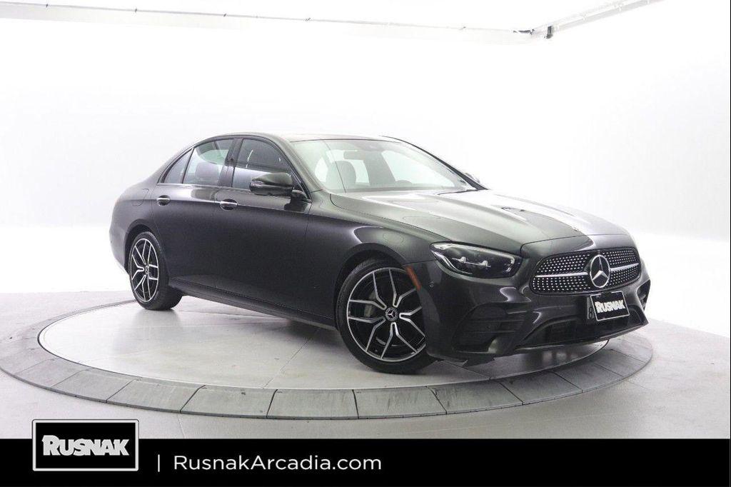 used 2021 Mercedes-Benz E-Class car, priced at $31,999
